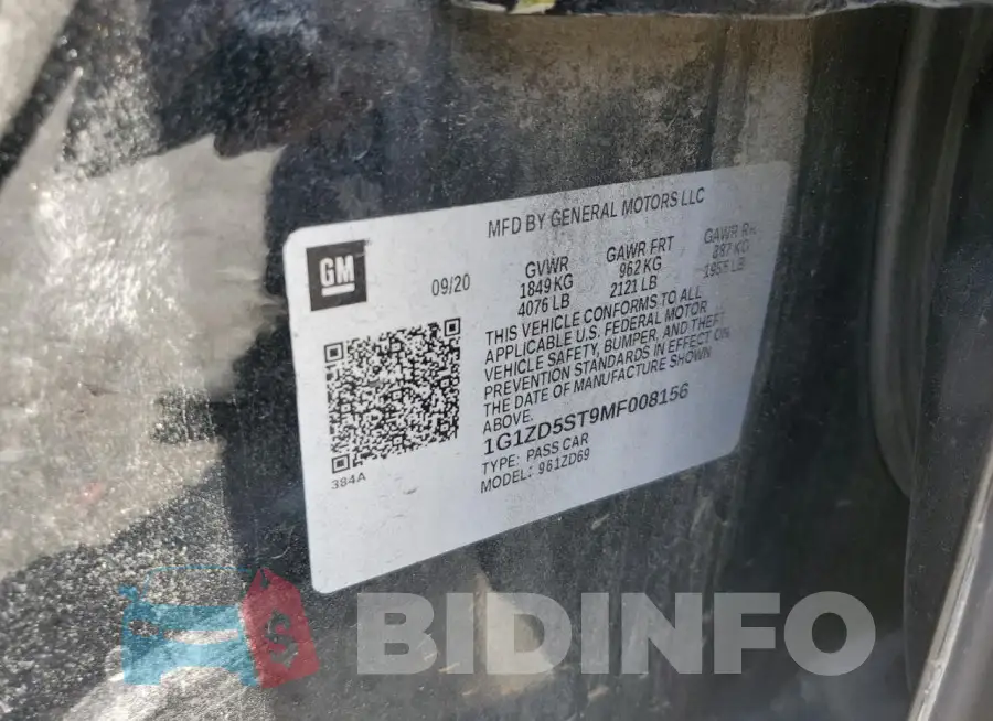 1G1ZD5ST9MF008156 Photo# 12