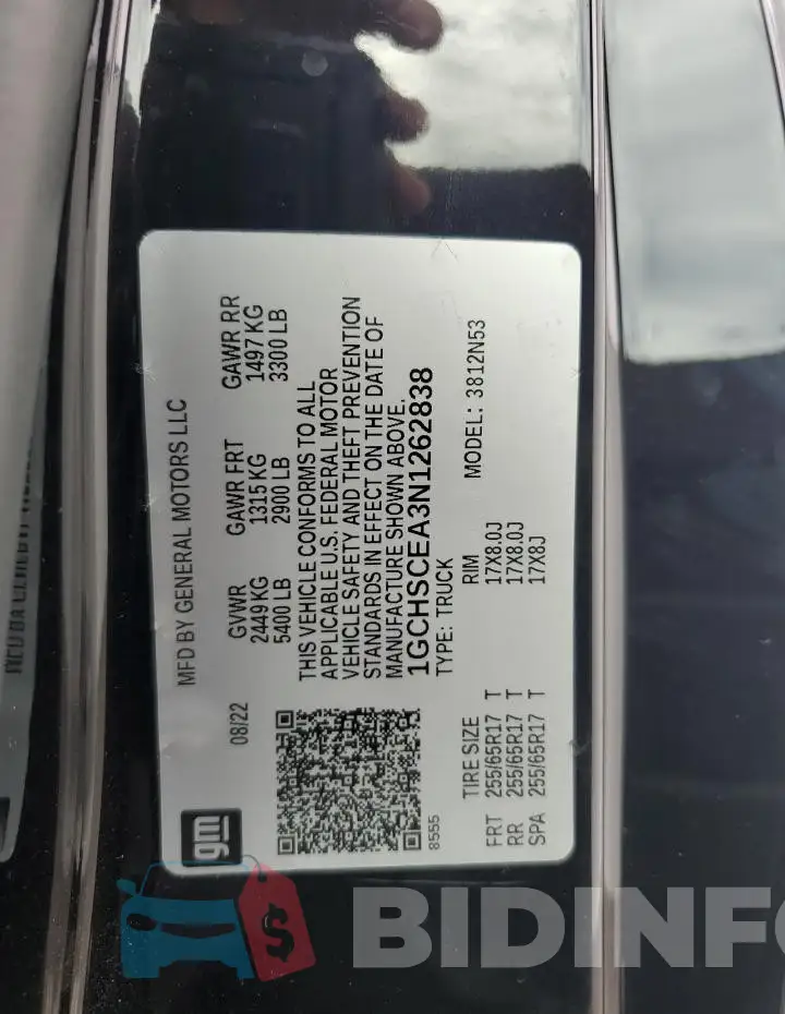 1GCHSCEA3N1262838 Photo# 12