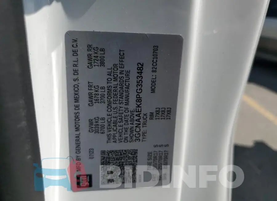 3GCNAAEK8PG353482 Photo# 12
