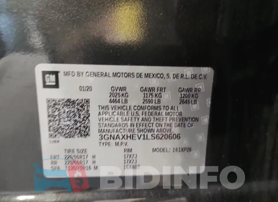 3GNAXHEV1LS620606 Photo# 13