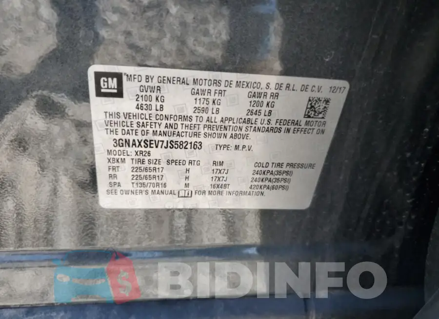 3GNAXSEV7JS582163 Photo# 12