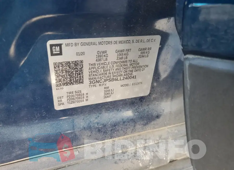 3GNCJPSB6LL240041 Photo# 13