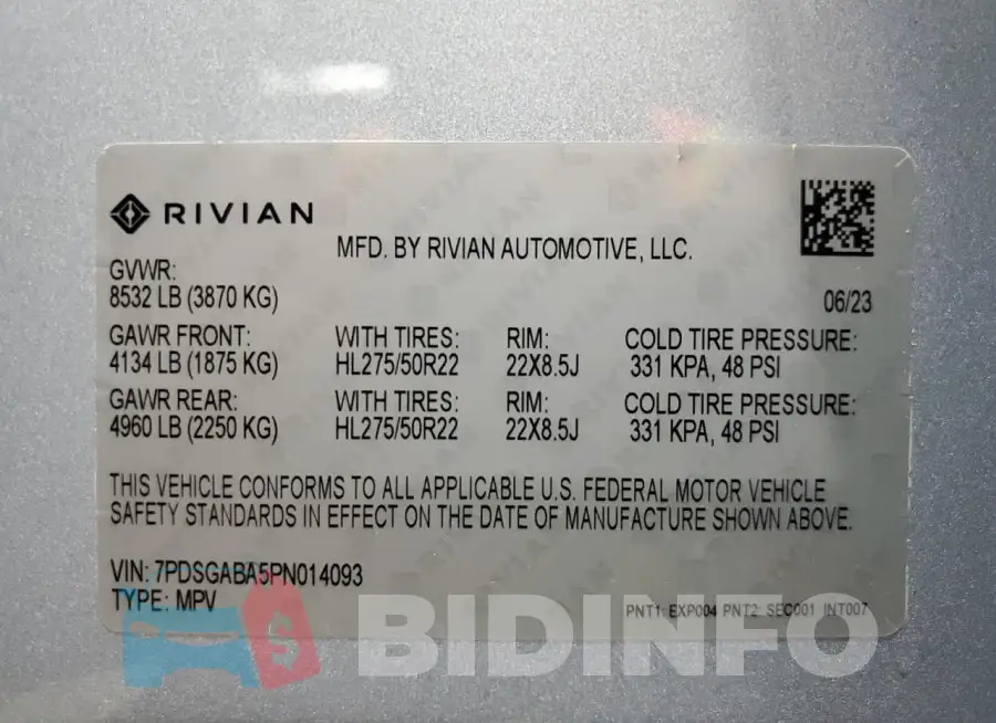 7PDSGABA5PN014093 Photo# 14