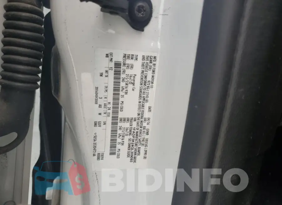 1FADP3K24GL309093 Photo# 12
