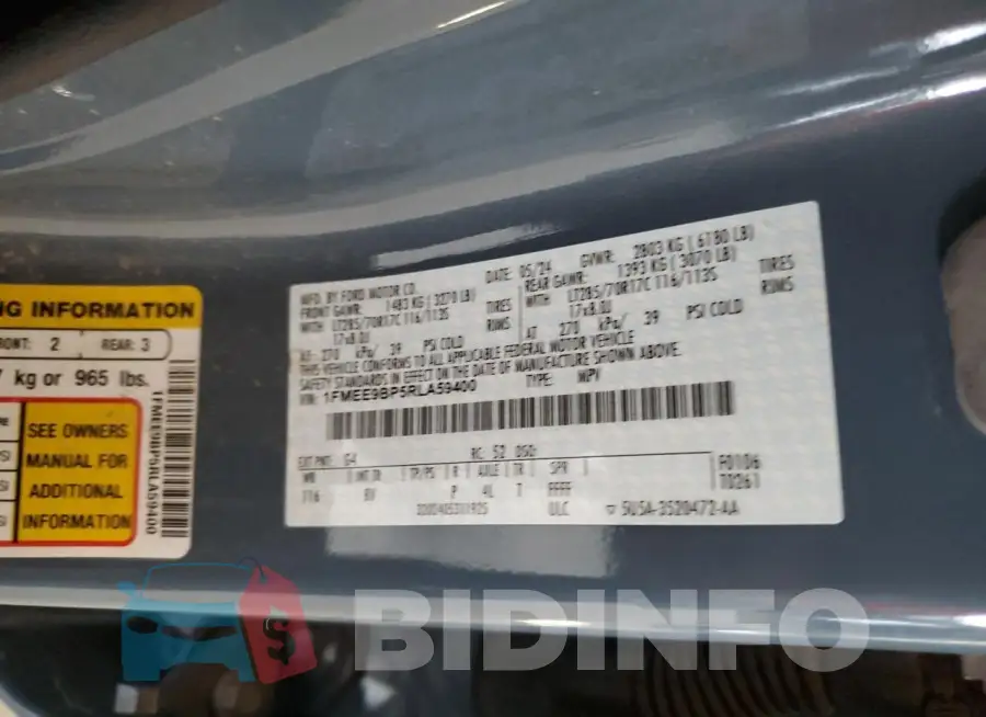 1FMEE9BP5RLA59400 Photo# 14