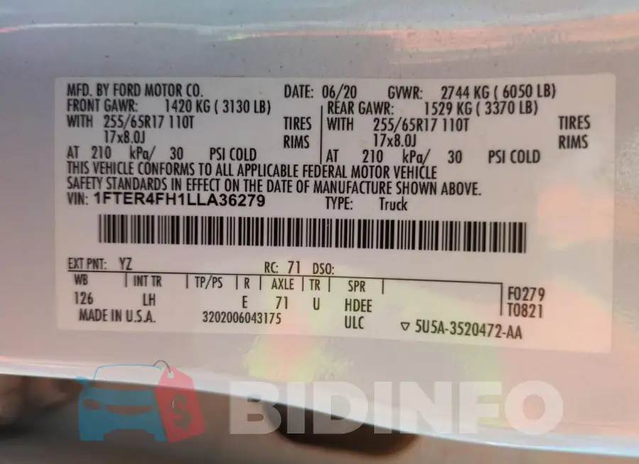 1FTER4FH1LLA36279 Photo# 13