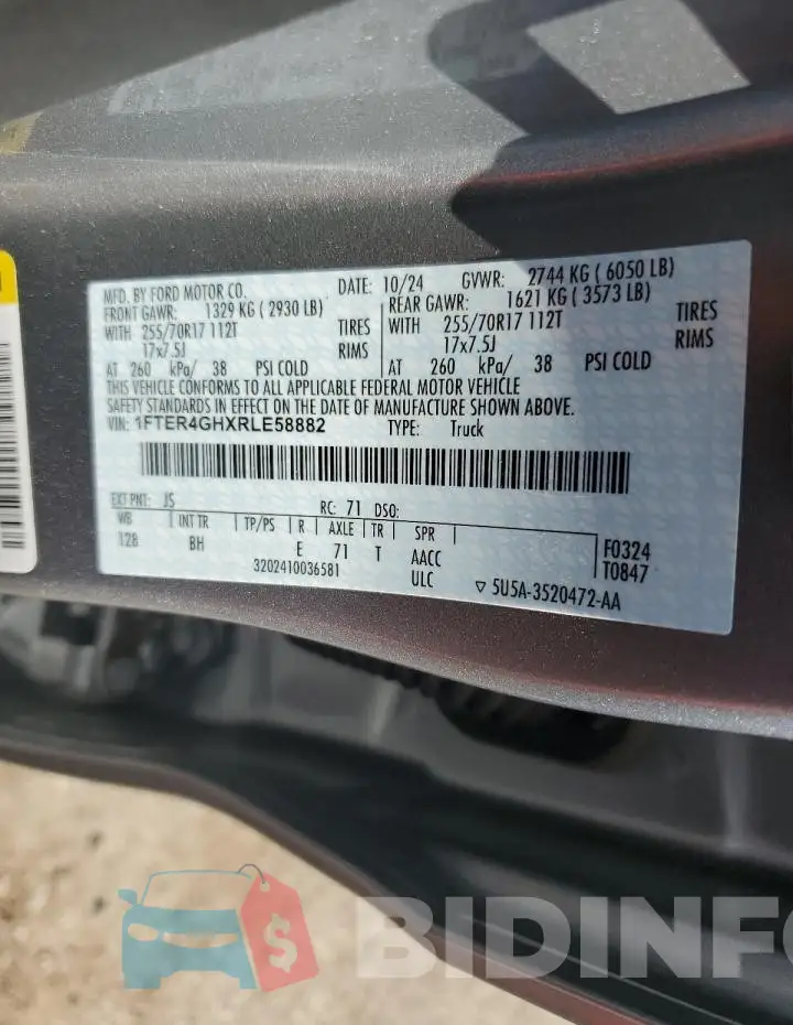 1FTER4GHXRLE58882 Photo# 12