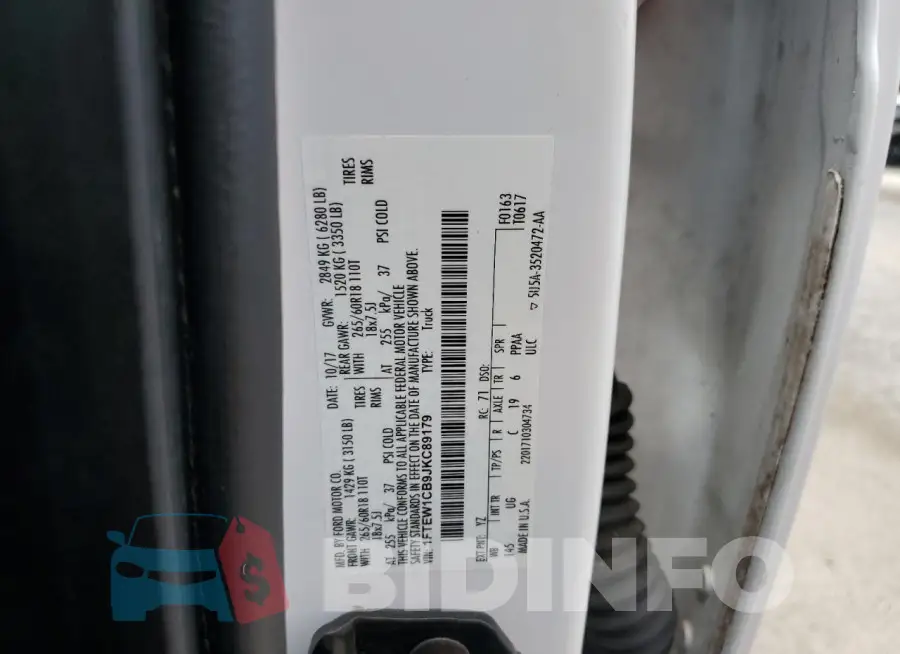 1FTEW1CB9JKC89179 Photo# 12