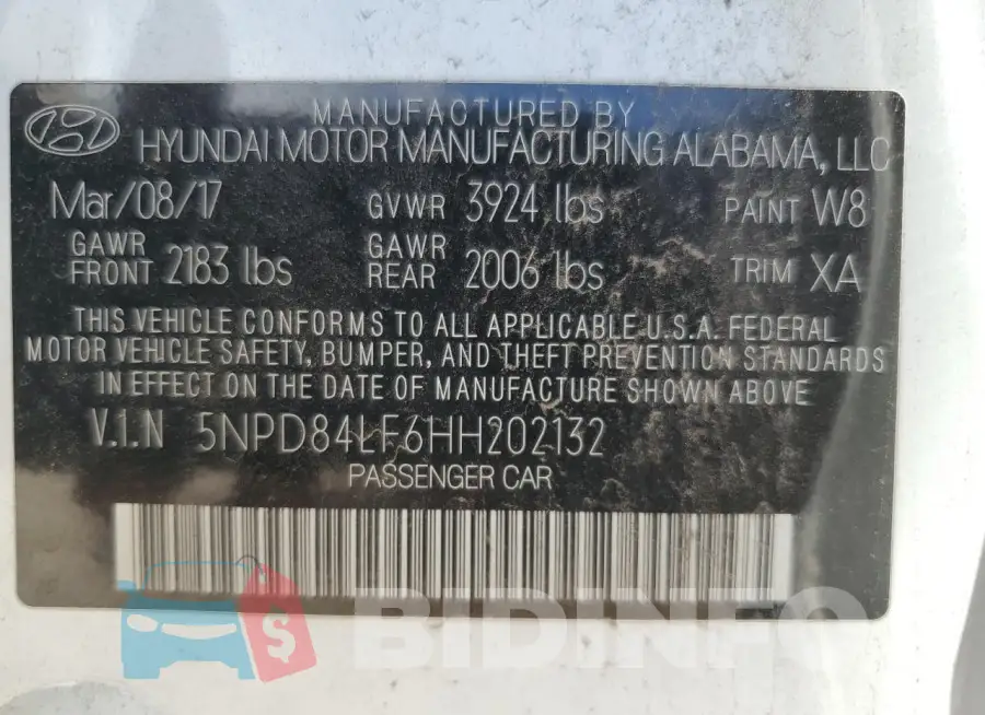 5NPD84LF6HH202132 Photo# 12