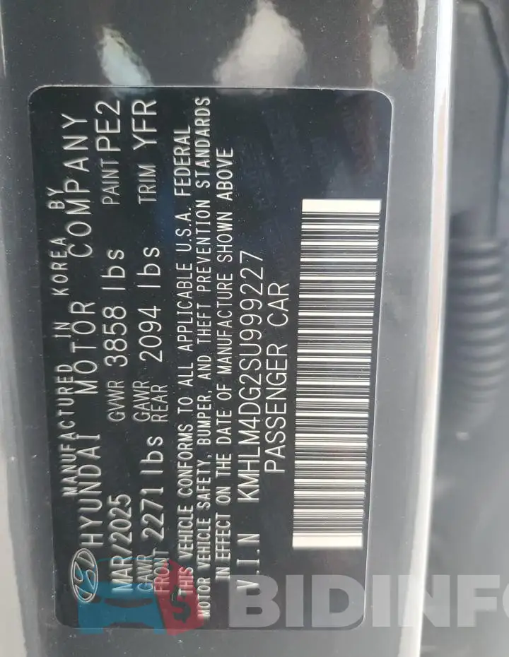 KMHLM4DG2SU999227 Photo# 12