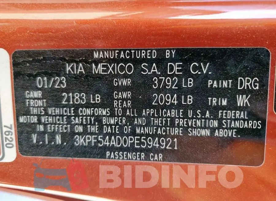3KPF54AD0PE594921 Photo# 12