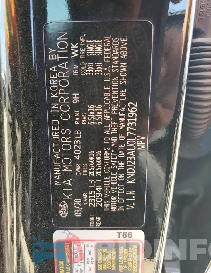 KNDJ23AU0L7731962 Photo# 12