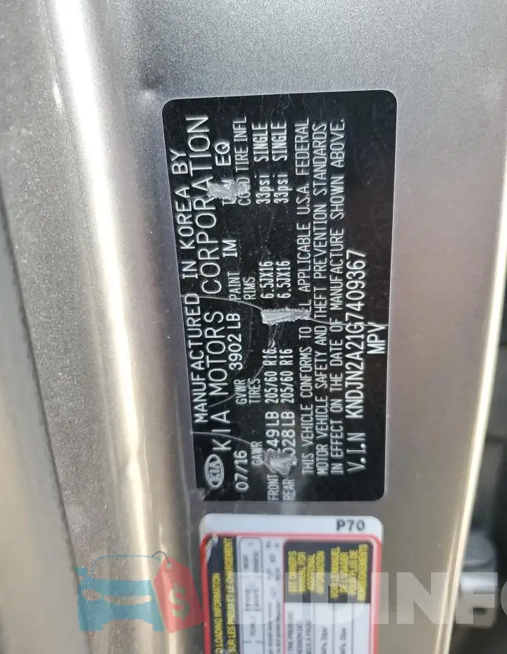 KNDJN2A21G7409367 Photo# 12