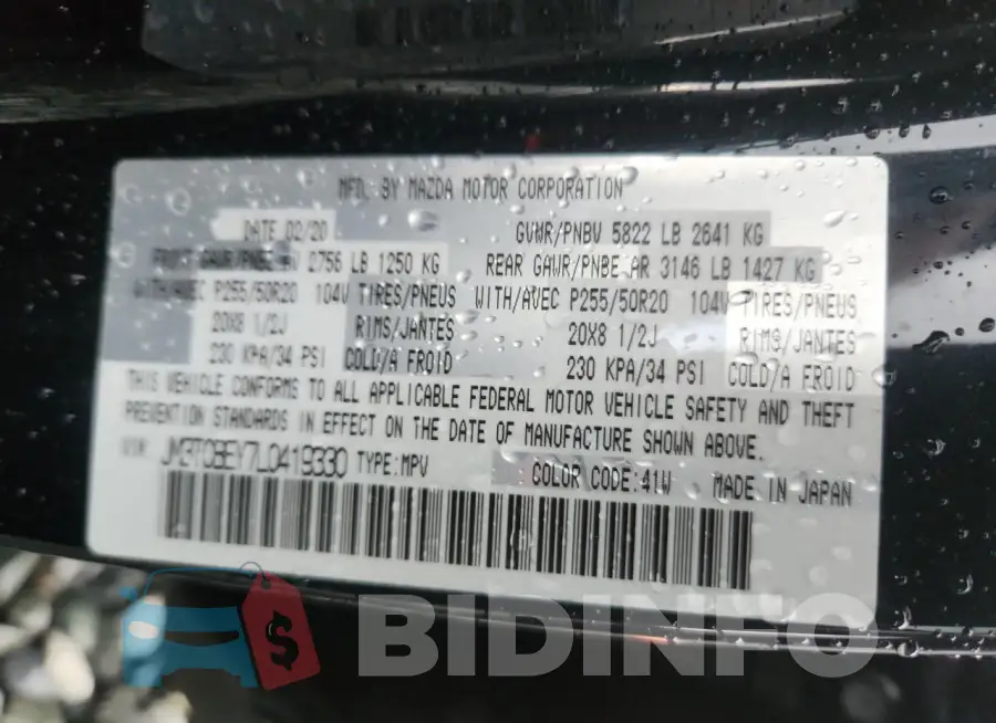 JM3TCBEY7L0419330 Photo# 13