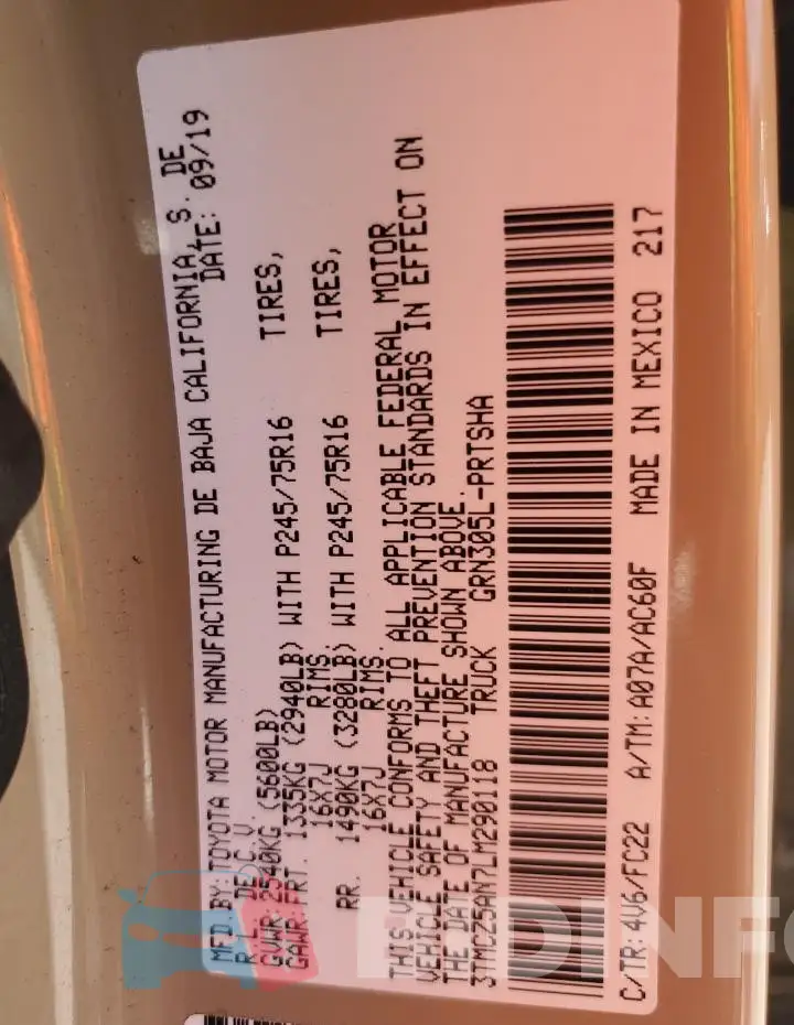 3TMCZ5AN7LM290118 Photo# 12