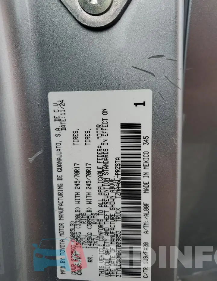 3TYLD5KN0RT009853 Photo# 12