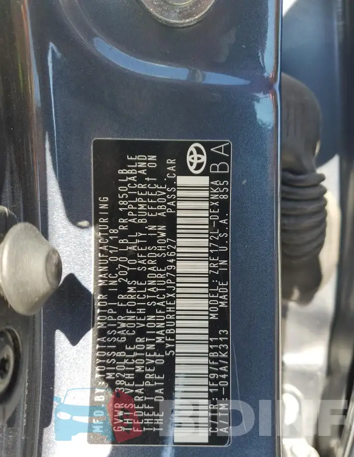 5YFBURHEXJP794627 Photo# 12