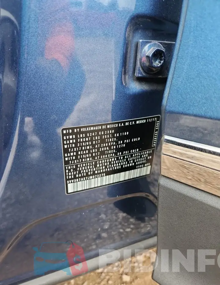 3VV3B7AX7JM072275 Photo# 13