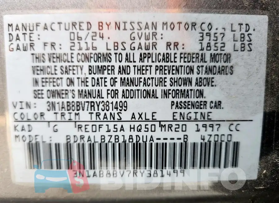 3N1AB8BV7RY381499 Photo# 12