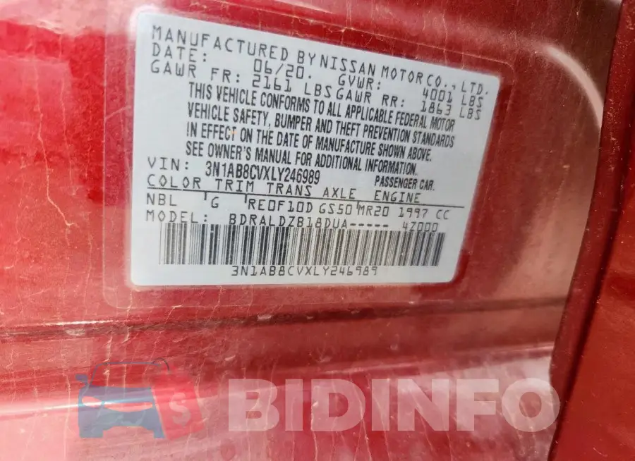 3N1AB8CVXLY246989 Photo# 12