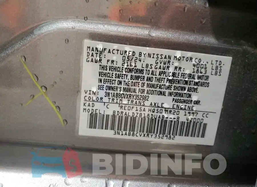 3N1AB8CVXRY352982 Photo# 12