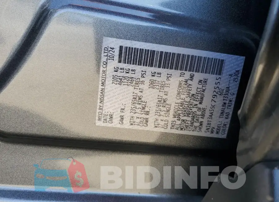 5N1BT3AA5SC792555 Photo# 13