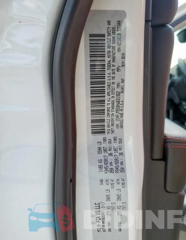 1C4PJMBS8HW631962 Photo# 14
