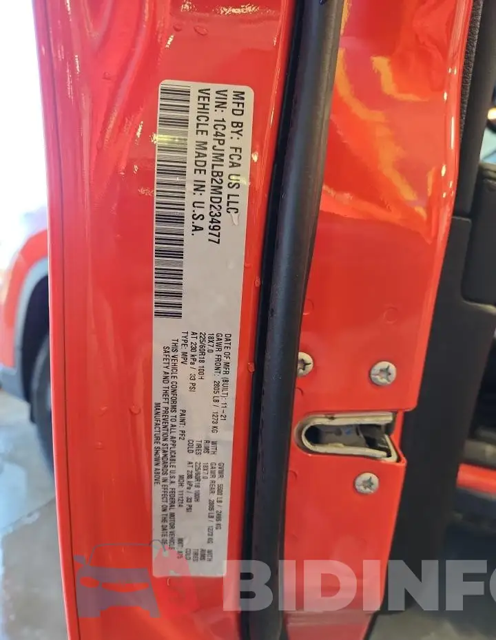 1C4PJMLB2MD234977 Photo# 14
