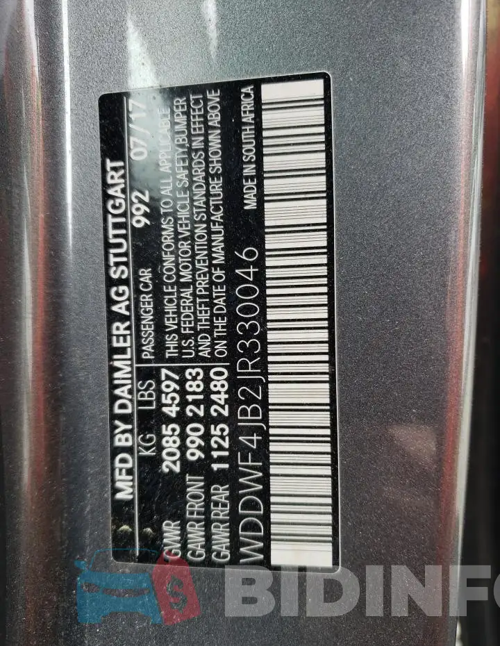 WDDWF4JB2JR330046 Photo# 13