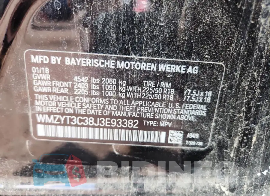 WMZYT3C38J3E93382 Photo# 12