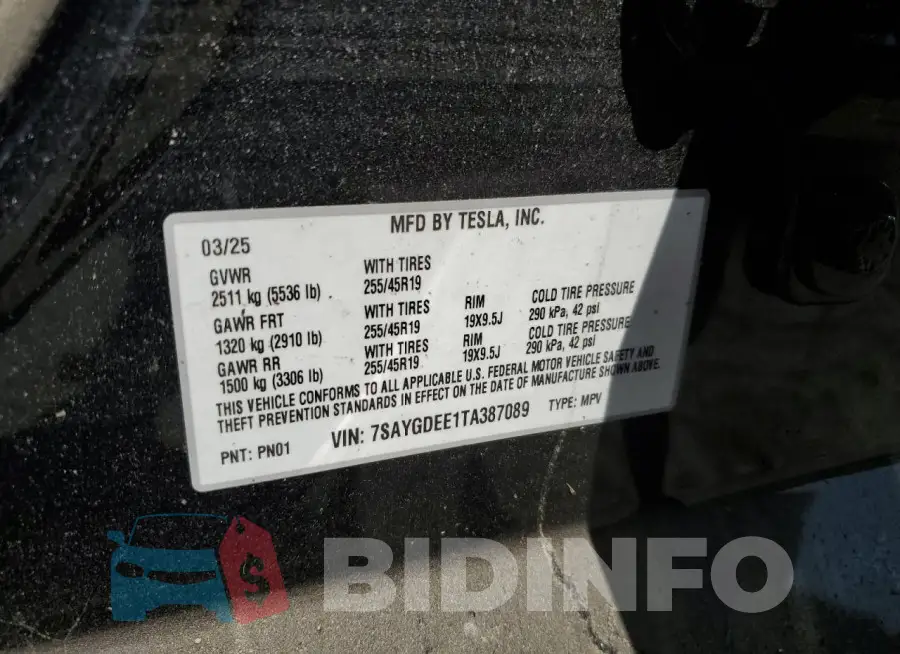 7SAYGDEE1TA387089 Photo# 13