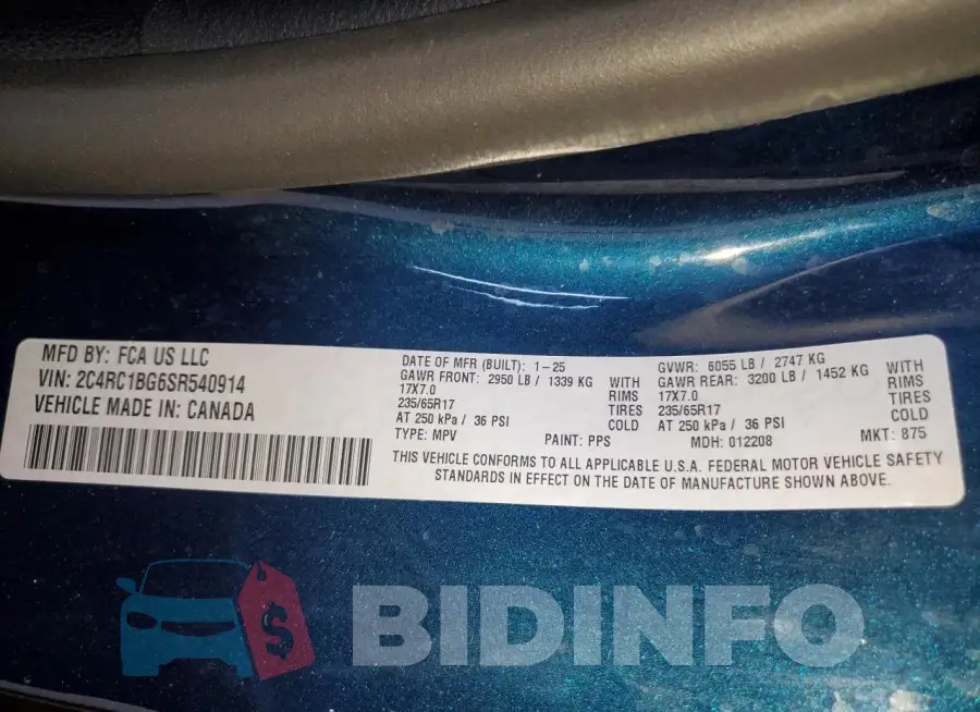 2C4RC1BG6SR540914 Photo# 13