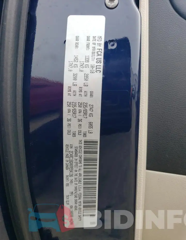 2C4RC1BGXKR554136 Photo# 13