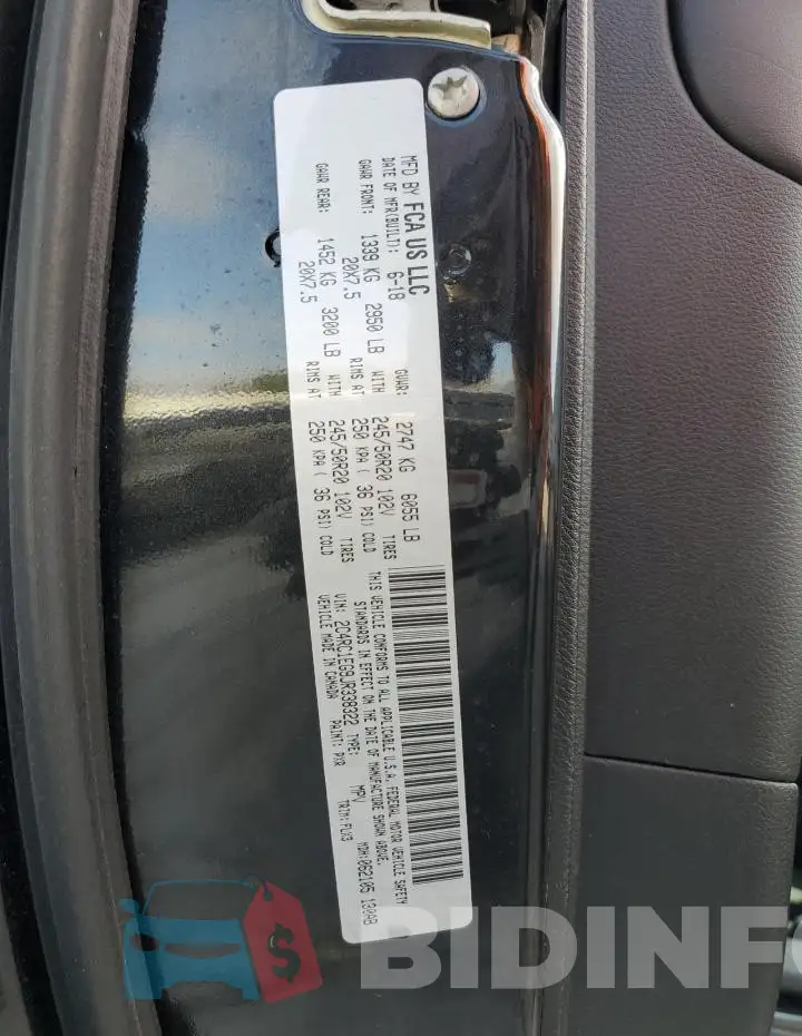 2C4RC1EG9JR338322 Photo# 13