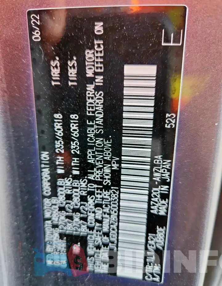 JTJGDCAZ8N5003821 Photo# 13