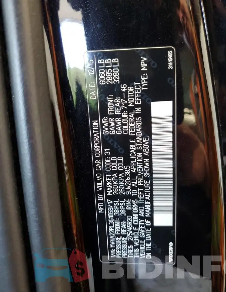 YV4A22PL3G1059717 Photo# 13