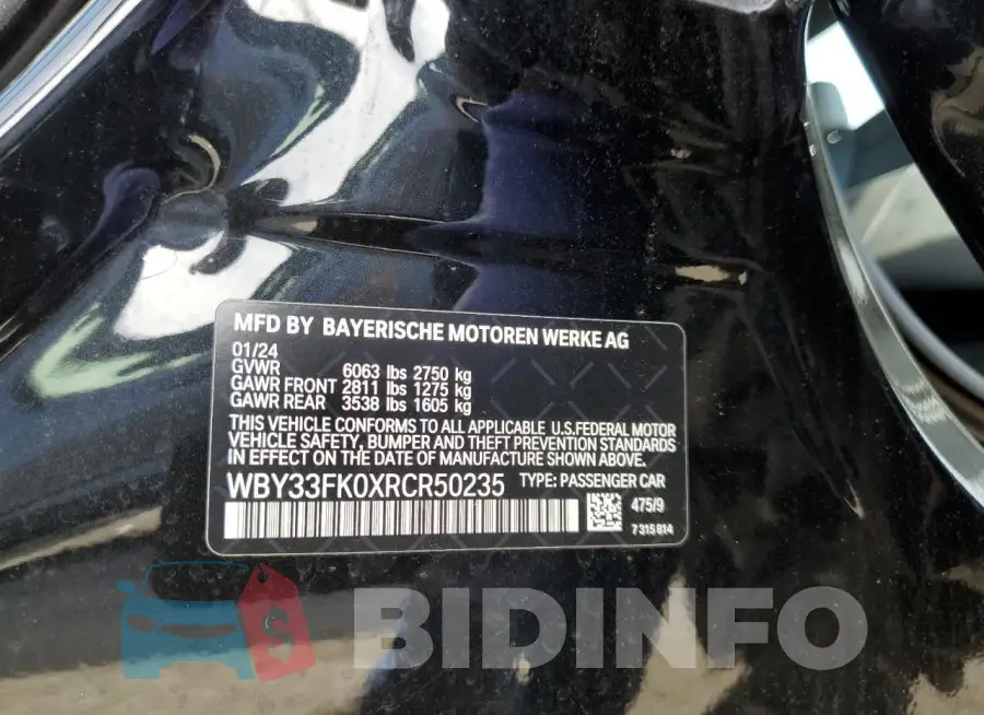 WBY33FK0XRCR50235 Photo# 12