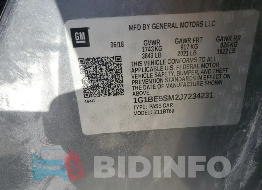 1G1BE5SM2J7234231 Photo# 12
