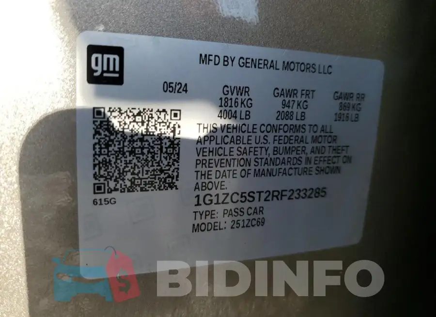 1G1ZC5ST2RF233285 Photo# 12