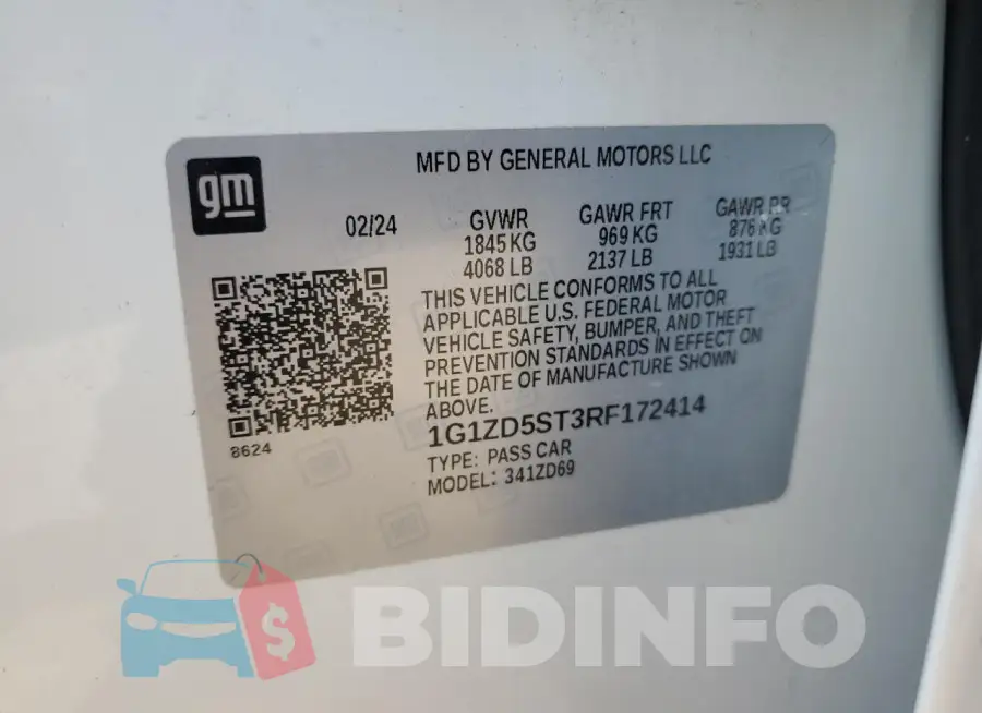 1G1ZD5ST3RF172414 Photo# 12