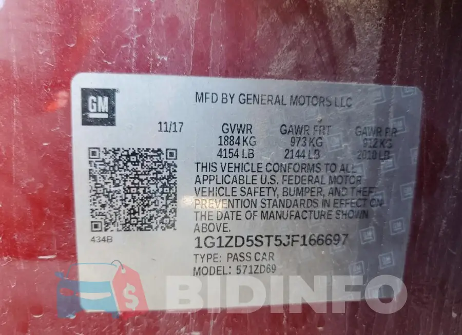 1G1ZD5ST5JF166697 Photo# 12