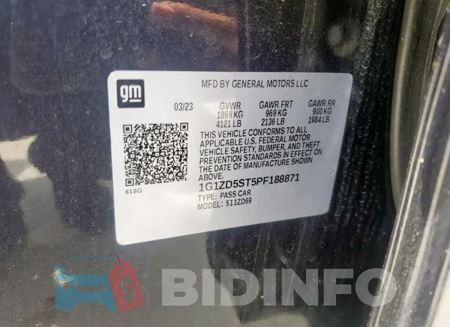 1G1ZD5ST5PF188871 Photo# 12