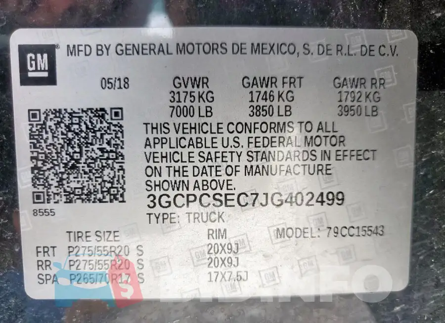3GCPCSEC7JG402499 Photo# 12