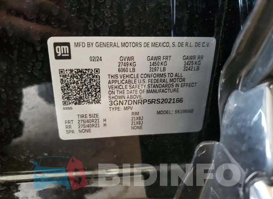 3GN7DNRP5RS202166 Photo# 13