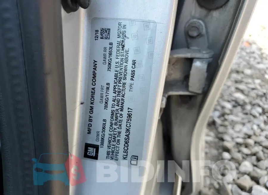 KL8CD6SA3KC759617 Photo# 12