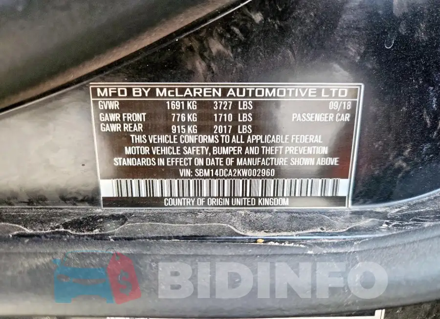 SBM14DCA2KW002960 Photo# 12