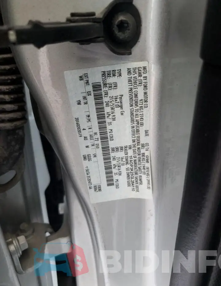 1FADP3K25GL284110 Photo# 12