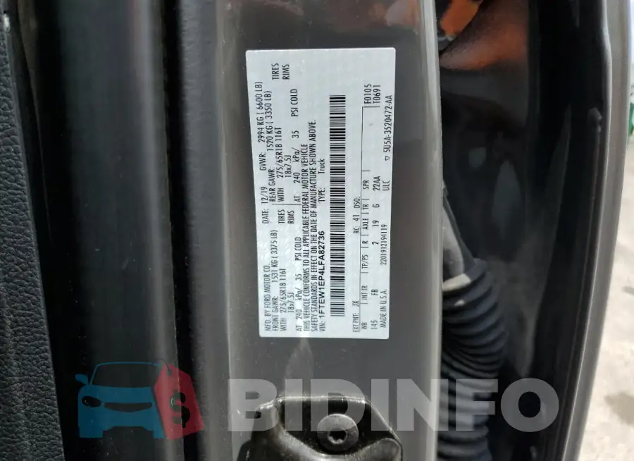 1FTEW1EP4LFA82736 Photo# 12