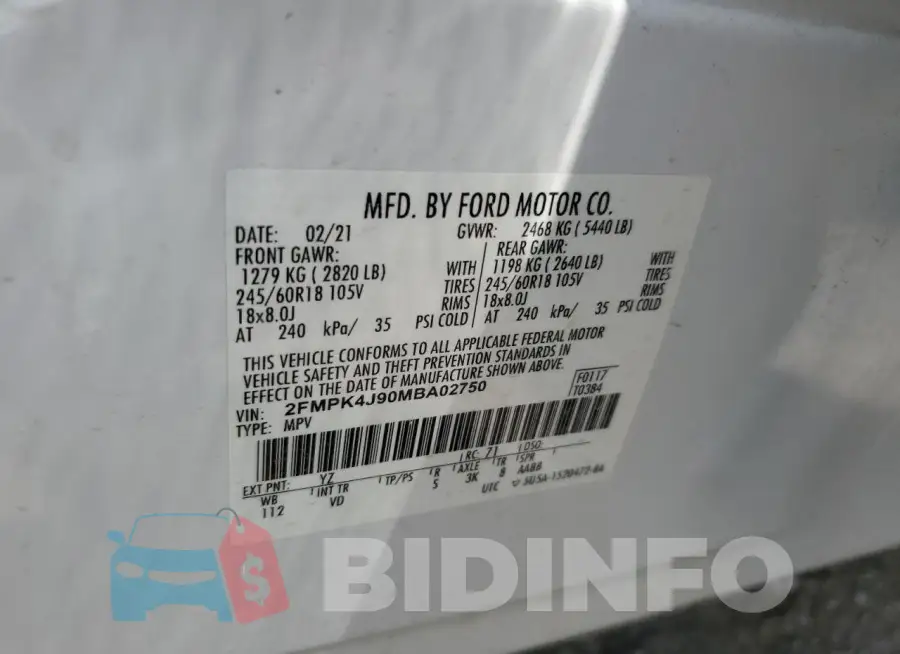 2FMPK4J90MBA02750 Photo# 13