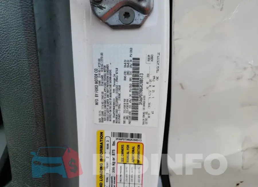 3FA6P0T98GR288513 Photo# 13